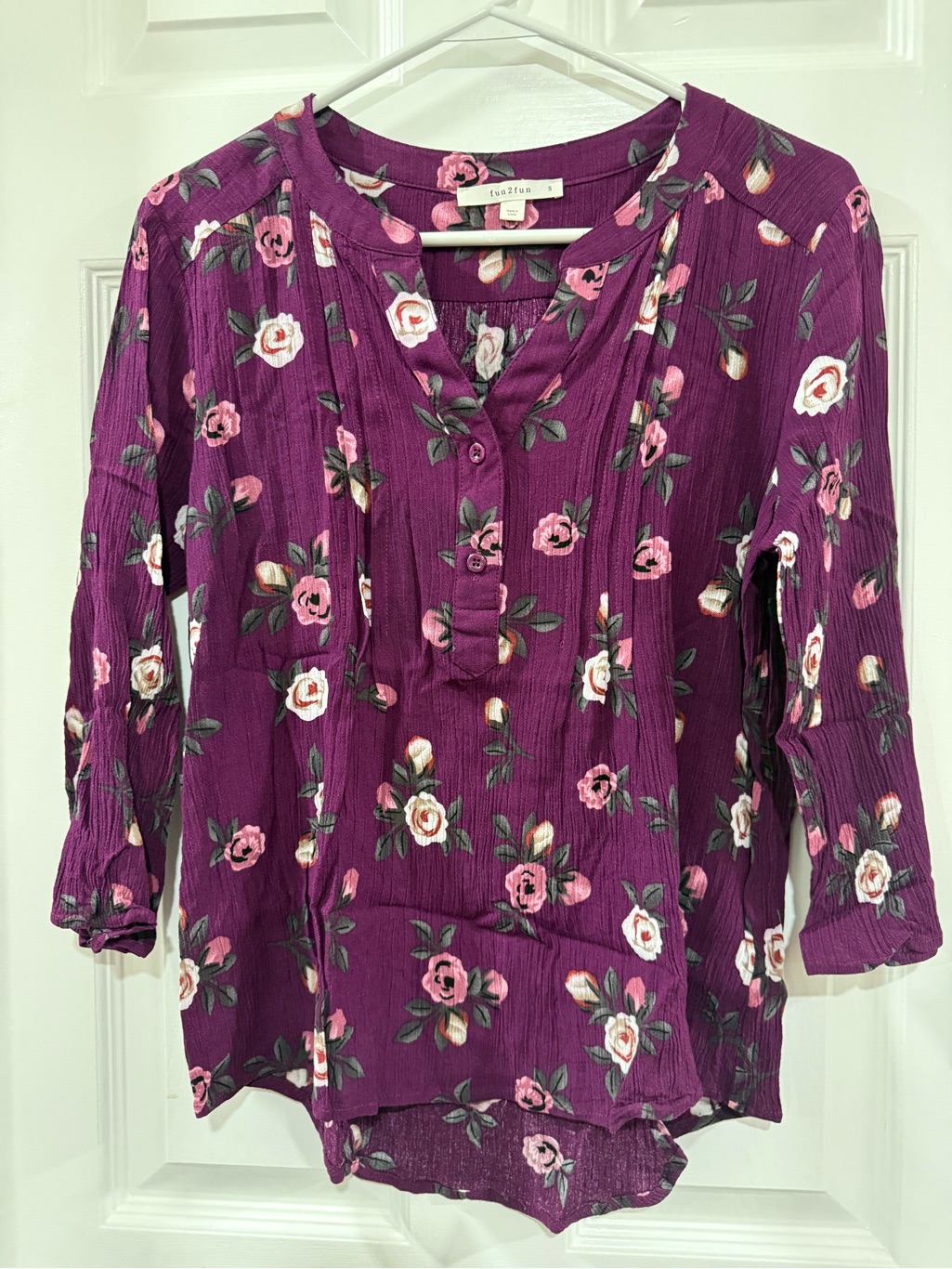 Fun 2 Fun Floral Shirt Fun 2 Fun Floral Shirt